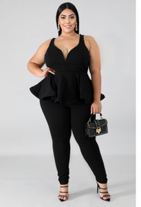Curvy Ruffle Romper